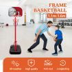 1.6m Kids Portable Basketball Hoop Stand System w/Adjustable Height