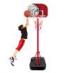 1.6m Kids Portable Basketball Hoop Stand System w/Adjustable Height