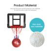 2m Kids Portable Basketball Hoop Stand System w/Adjustable Height Net Ring Ball