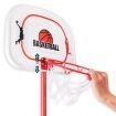 2.4m Large Kids Portable Basketball Hoop Stand System Set Adjustable Height Net Ring Ball