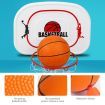 2.4m Large Kids Portable Basketball Hoop Stand System Set Adjustable Height Net Ring Ball