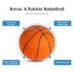 2.4m Large Kids Portable Basketball Hoop Stand System Set Adjustable Height Net Ring Ball