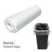 60L Rubbish Bin Dual Compartment Dustbin Pedal Recycling Trashcan Kitchen Waste Garbage Stainless Steel