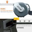 Wall Mount Garden Hose Reel High Pressure Hose Nozzle Self Coiling 7 Modes-25m