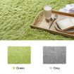 200x230cm Fluffy Shaggy Area Rug Large Green Carpet Home Bedroom Anti-Slip Floor Mat