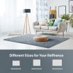 Fluffy Shaggy Area Rug Large Grey Carpet Home Bedroom Anti Slip Floor Mat 160x230cm