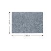 Fluffy Shaggy Area Rug Large Grey Carpet Home Bedroom Anti Slip Floor Mat 160x230cm
