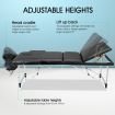 55cm Aluminium Massage Table Bed Therapy Equipment-Black