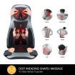 Air Compression Shiatsu Rotating Massage Seat Cushion Neck Back Full Body Massager