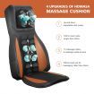 Full Body Massage Cushion Shiatsu Neck Back Massager Chair Pad Car Massaging Seat-Orange