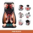 Full Body Massage Cushion Shiatsu Neck Back Massager Chair Pad Car Massaging Seat-Orange