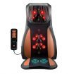Full Body Massage Cushion Shiatsu Neck Back Massager Chair Pad Car Massaging Seat-Orange