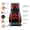 Full Body Massage Cushion Shiatsu Neck Back Massager Chair Pad Car Massaging Seat-RED