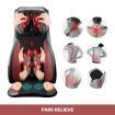 Full Body Massage Cushion Shiatsu Neck Back Massager Chair Pad Car Massaging Seat-RED