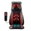 Full Body Massage Cushion Shiatsu Neck Back Massager Chair Pad Car Massaging Seat-RED