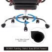 Adjustable High Back Racing Gaming Computer Chair w/ Footrest