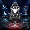 Adjustable High Back Racing Computer Chair w/ Footrest