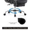Adjustable High Back Racing Computer Chair w/ Footrest