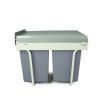 Double 15 Litre Pull Out Rubbish Bin