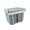 Double 15 Litre Pull Out Rubbish Bin