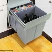 Double 15 Litre Pull Out Rubbish Bin