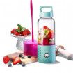 Personal Smoothie Blender, Kacsoo Detachable Portable Blender Fruit Mixer, Single Serve Juicer Cup, Lightweight USB Rechargeable Travel Blender for Shakes and Smoothies, FDA Approved,BPA Free(Blue)