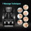 HOMASA 4D Electric Massage Recliner Chair Zero Gravity Massager Grey