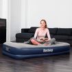 Bestway Inflatable Bed Single Size Air Mattress with Built-in Pump and Pillow