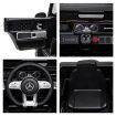 Black Mercedes Ride on Toy Off Road for Kids Remote Control Music Lights