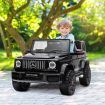 Black Mercedes Ride on Toy Off Road for Kids Remote Control Music Lights