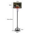 1.55-2.6m Kids Adult Portable Basketball System Hoop Stand
