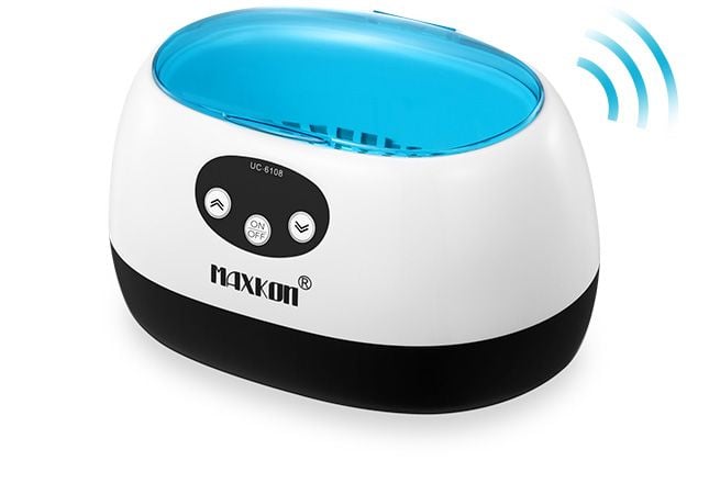 MAXKON 600ml Ultrasonic Cleaner Rings Watches Dentures Glasses Jewellery Cleaning