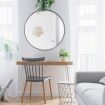 Large Round Mirror Decorative Wall Mirror 60cm