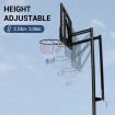 2.23-3.05m Large Portable Basketball Hoop Stand System Quick Height Adjustable
