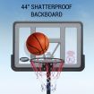 2.23-3.05m Large Portable Basketball Hoop Stand System Quick Height Adjustable