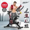 Genki Gym Spin Bike Exercise Cycle Cardio Training Black