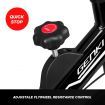 Genki Gym Spin Bike Exercise Cycle Cardio Training Black