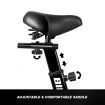 Genki Gym Spin Bike Exercise Cycle Cardio Training Black