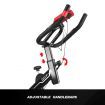 Genki Gym Spin Bike Exercise Cycle Cardio Training Black