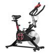 Genki Gym Spin Bike Exercise Cycle Cardio Training Black