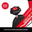 Genki Gym Spin Bike Exercise Cycle Cardio Training Red