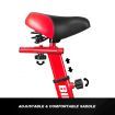 Genki Gym Spin Bike Exercise Cycle Cardio Training Red