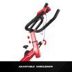 Genki Gym Spin Bike Exercise Cycle Cardio Training Red