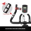 Genki Spin Bike Excercise Recumbent Bicycle Home Gym Equipment Red