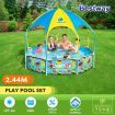 Bestway Splash-in-Shade Sprayer Swimming Pool Family Kids Play Center with UV Canopy