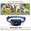 Dog Anti Bark Collar Waterproof With Beeps And Vibration Electric Shock Anti Barking No Bark Training Collar Chargeable