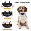Dog Anti Bark Collar Waterproof With Beeps And Vibration Electric Shock Anti Barking No Bark Training Collar Chargeable