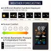 Weather Stations Wireless with Outdoor Sensor, 21 In 1 Weather Forecast Station, LCD Color Screen, Hygrometer Thermometer Temperature Display Alarm Clock with EN/DE/FR Instruction Manual