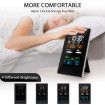 Weather Stations Wireless with Outdoor Sensor, 21 In 1 Weather Forecast Station, LCD Color Screen, Hygrometer Thermometer Temperature Display Alarm Clock with EN/DE/FR Instruction Manual