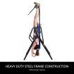 Gravity Inversion Table for Back Therapy w/ Ergonomic Curved Backrest-Black
